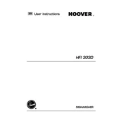 Hoover HFI 303D E-80 manual cover