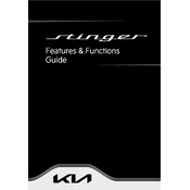 Kia Stinger 2022 Sedan manual cover