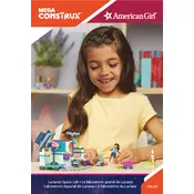 Mega Construx Mattel American Girl Luciana Space Lab FML67 Construction Set manual cover