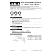 Sealey AP1210 Workbench manual cover