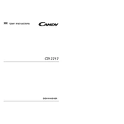 Candy CDI 2212-80 manual cover