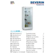 Severin KS 9878 Refrigerator manual cover