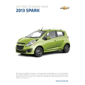 Chevrolet Spark 2013 manual cover