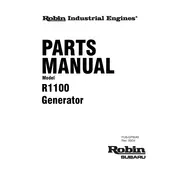 Subaru Robin R1100 Generator manual cover