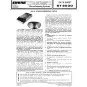 Shure ST3000 Speaker manual cover