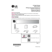 LG 86BH5C 86BH5C-B.AUS Signage manual cover