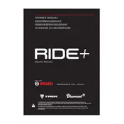 Trek Bosch Performance Line-Intuvia Ride Plus Bicycle manual cover