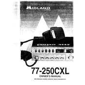 Midland 77-250CXL manual cover