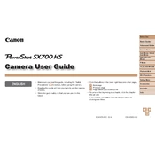 Canon PowerShot SX700 HS manual cover