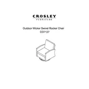 Crosley CO7127 Chair manual cover