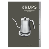 Krups BW760D51 Kettle manual cover