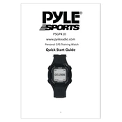 Pyle PSGP410GN Watch manual cover