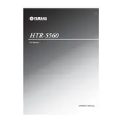 Yamaha HTR-5560 Receiver manual cover