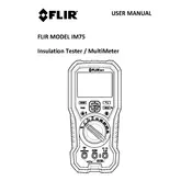 Flir IM75 Multimeter manual cover