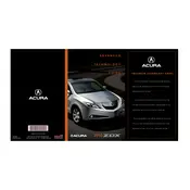 Acura ZDX 2010 SUV manual cover