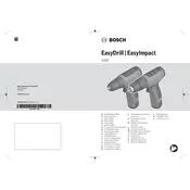 Bosch EasyImpact 1200 Drill manual cover