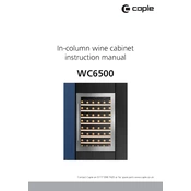 Caple WC6500 Wine Cabinet manual cover