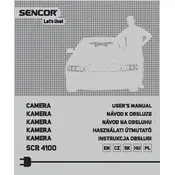 Sencor SCR 4100 Camera manual cover