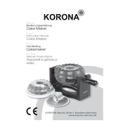 Korona 41060 Cake Maker manual cover