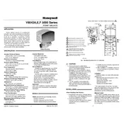 Honeywell V8043A Valve manual cover