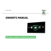 Škoda Yeti Amundsen Infotainment System 2015 Car manual cover