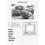 Brandt BXC5332X Oven manual cover