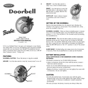 Radica Mattel Barbie Doorbell I4001 Toy manual cover