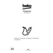 Beko CFP1691B manual cover