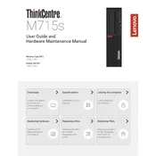 Lenovo ThinkCentre M715s Computer manual cover