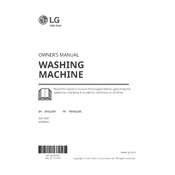 LG WD100CV WD100CV.ASSEEUS Washing Machine manual cover