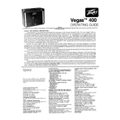 Peavey Vegas 400 Amplifier manual cover