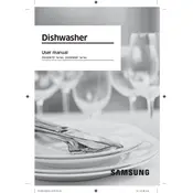 Samsung StormWash DW80B6061US Dishwasher manual cover