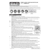 Sealey SMS255.V3 Saw manual cover