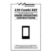 Worcester 230 Combi RSF 1994 Boiler manual cover