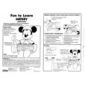 Fisher Price Mattel Fun To Learn Mickey 88563 Toy manual cover