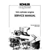 Kohler K532 Engine manual cover