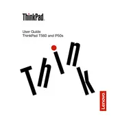 Lenovo ThinkPad P50s Laptop manual cover