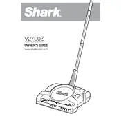 Shark V2700Z Vacuum manual cover