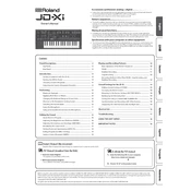 Roland JD-Xi manual cover