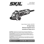 Skil AG242001 Grinder manual cover