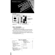 Honeywell MS3000 Thermostat manual cover