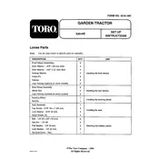 Toro Wheel Horse 520-HE 73521 Tractor manual cover