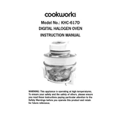 Cookworks 6982641 KHC-617D Oven manual cover