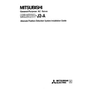 Mitsubishi Melservo-J2-A Servo manual cover