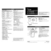 Icom IC-F1000D Transceiver manual cover