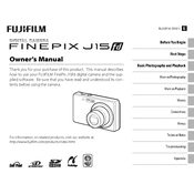 Fujifilm FinePix J15fd Camera manual cover