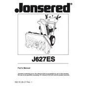 Husqvarna J627ES Snow Thrower