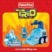 Fisher Price Mattel Trio Mr Freeze and Ice Sled T4446 Toy manual cover