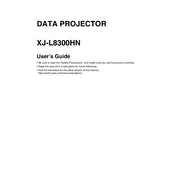 Casio XJ-L8300HN Projector manual cover