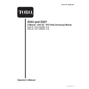 Toro Z Master Z253 74225 Mower